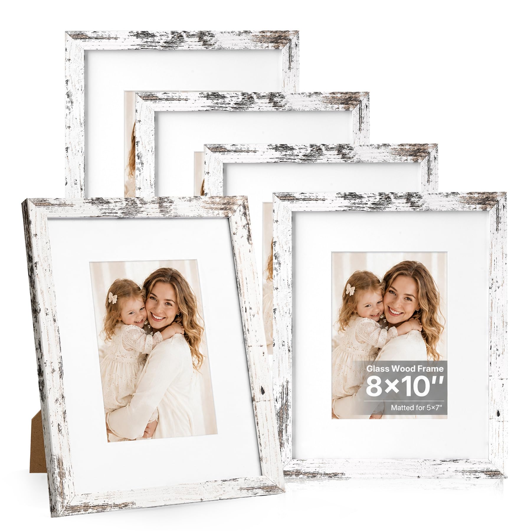 HOUSE DAY cadre 8x10 face avant mettant en valeur une photo familiale