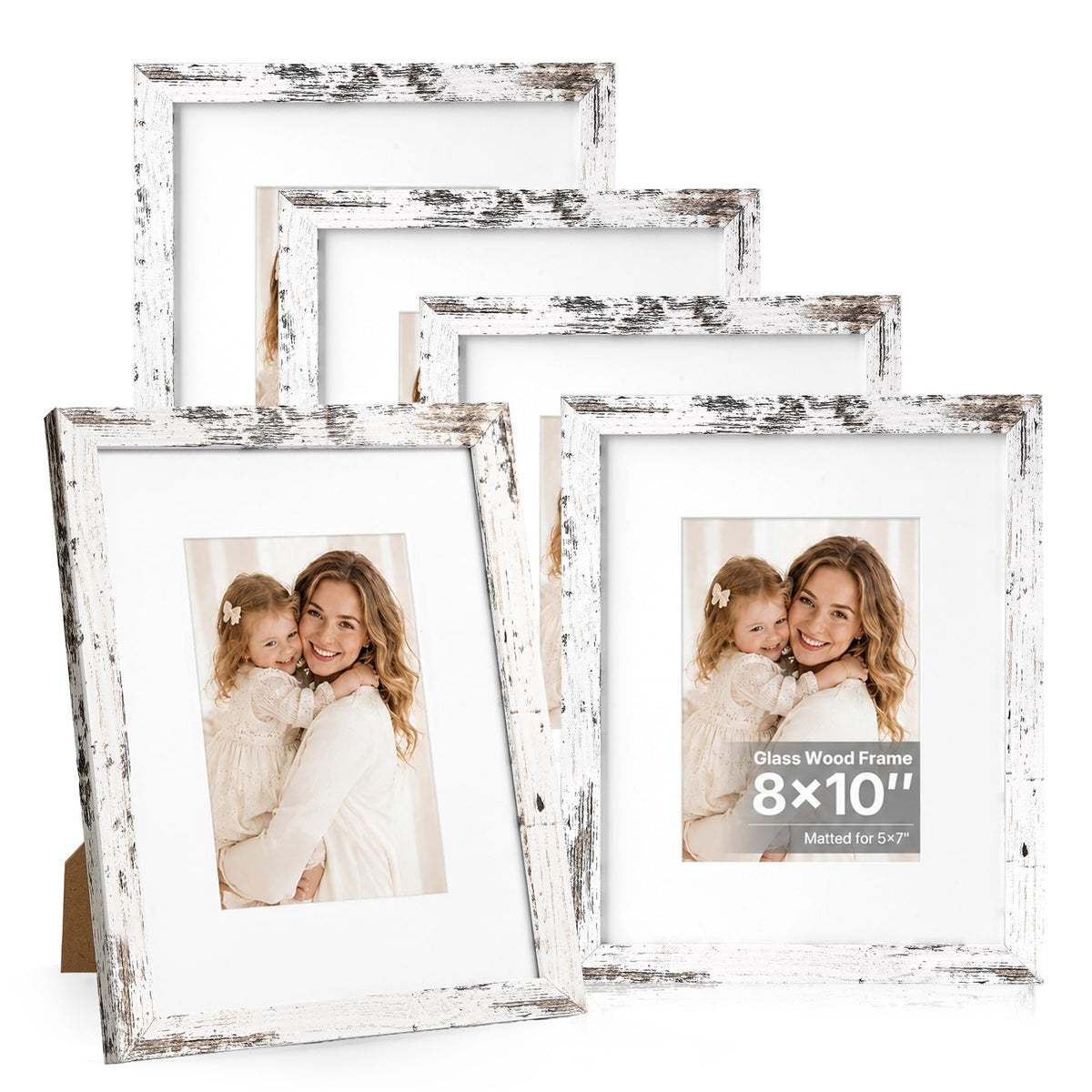 HOUSE DAY cadre 8x10 face avant mettant en valeur une photo familiale
