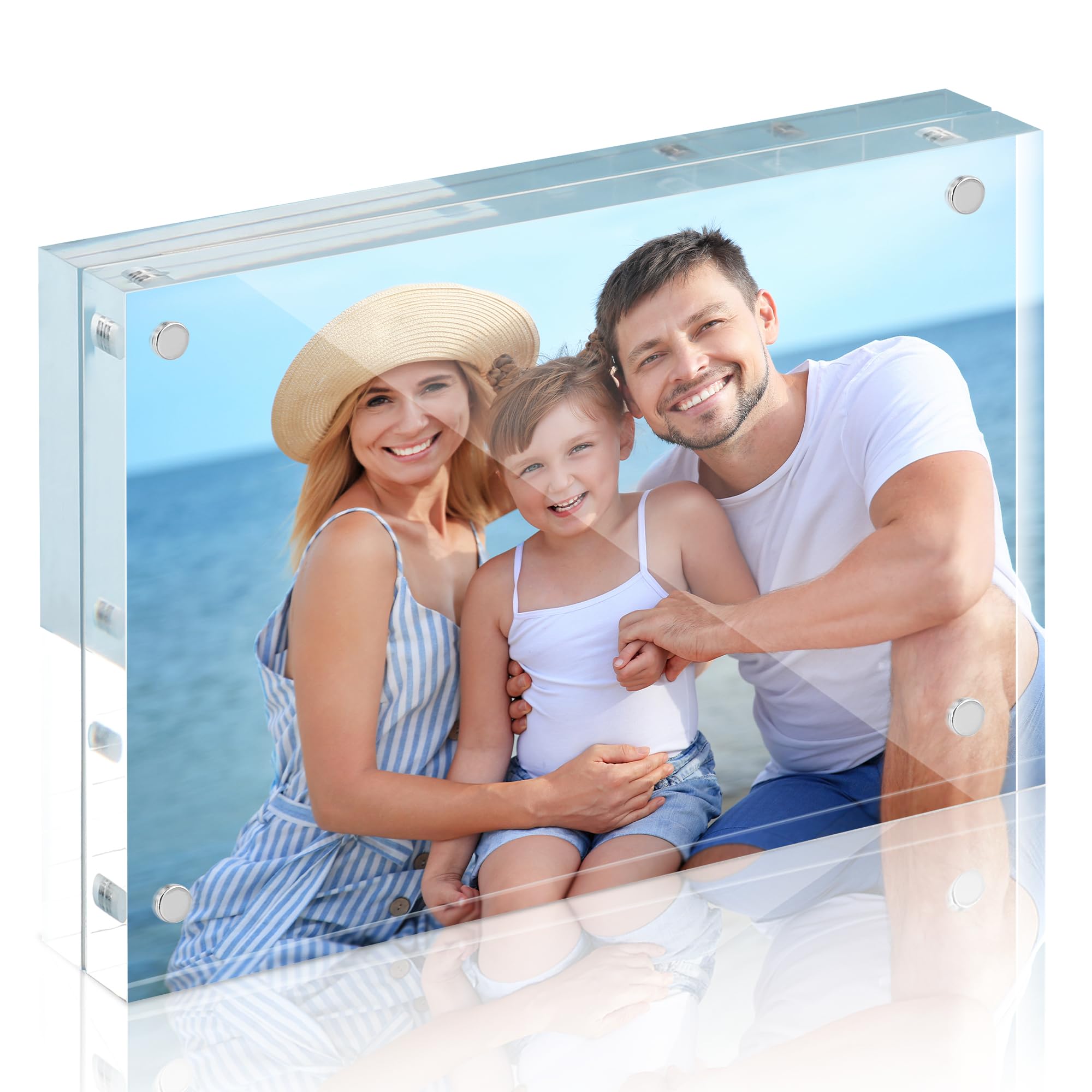 HOUSE DAY cadre acrylique face avant montrant photo nette et moderne
