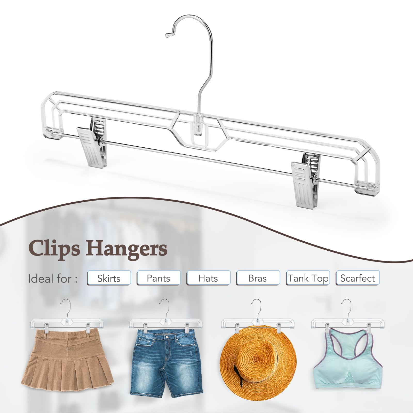HOUSE DAY cintre en usage suspendant jupes et pantalons pour garder sans plis