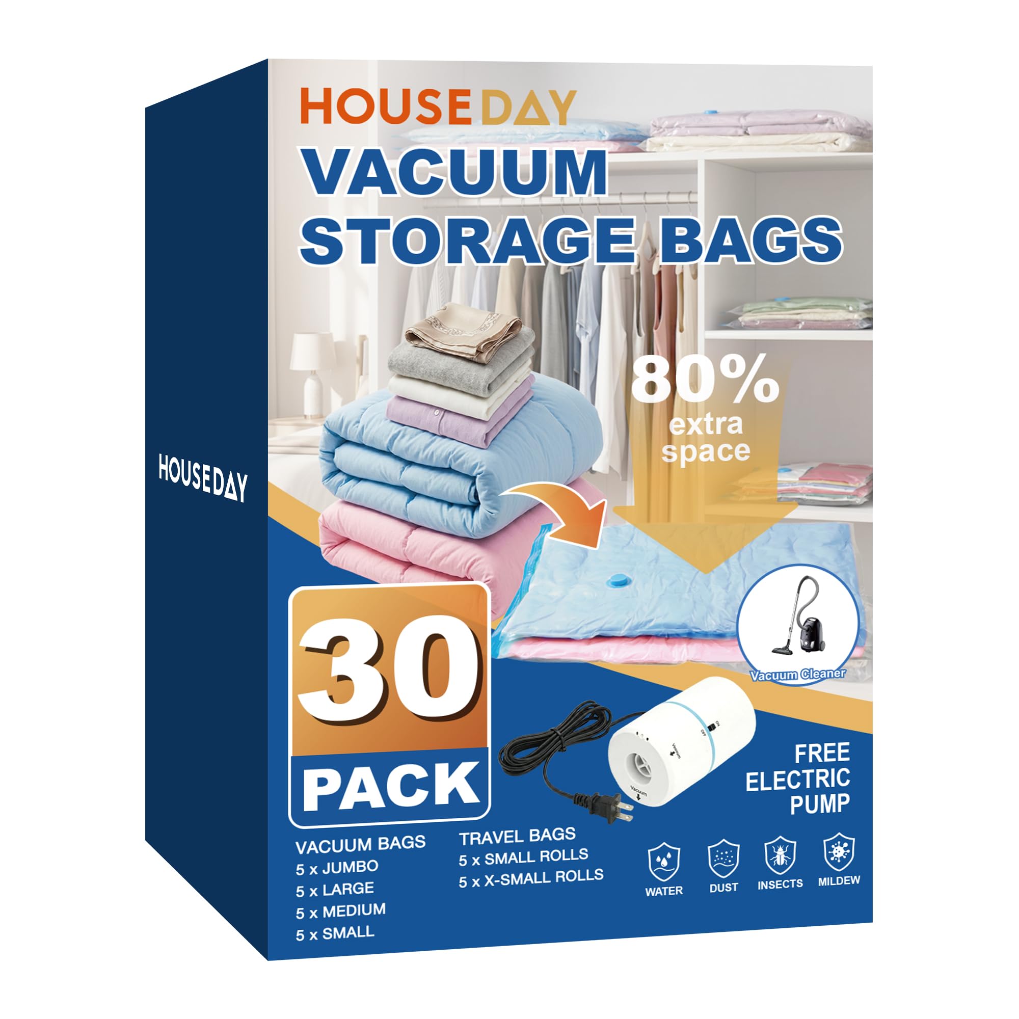 HOUSE DAY emballage avant montrant le coffret complet et gain de place