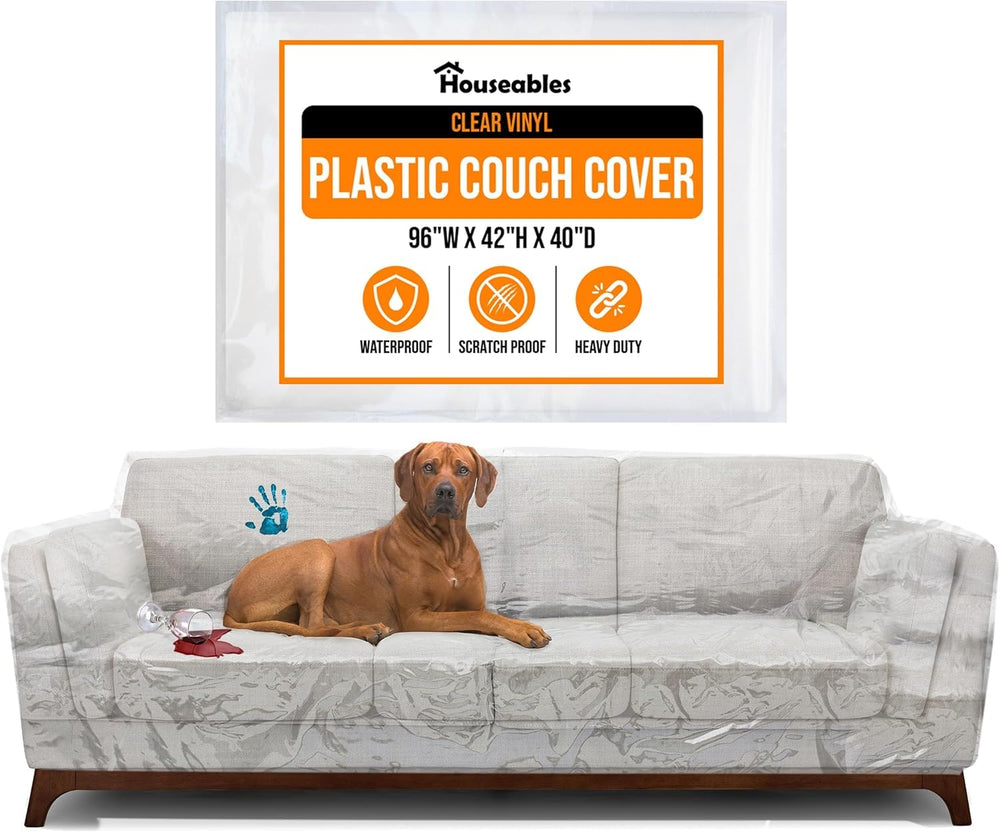 Houseables housse plastique face avant montrant protection intégrale