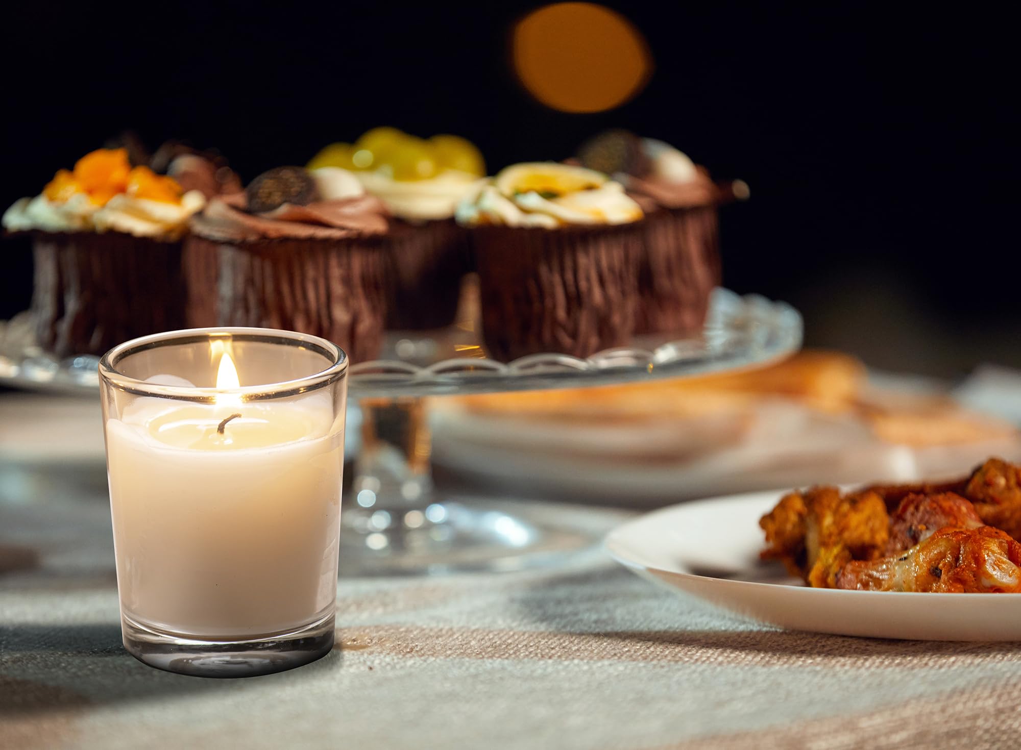 Housecret votives en centre de table, ambiance chaleureuse pour événement