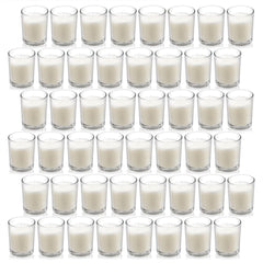 Housecret bougie votive en verre face, éclairage décoratif durable