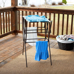 Household Essentials gros plan barres télescopiques montrant réglage largeur et robustesse