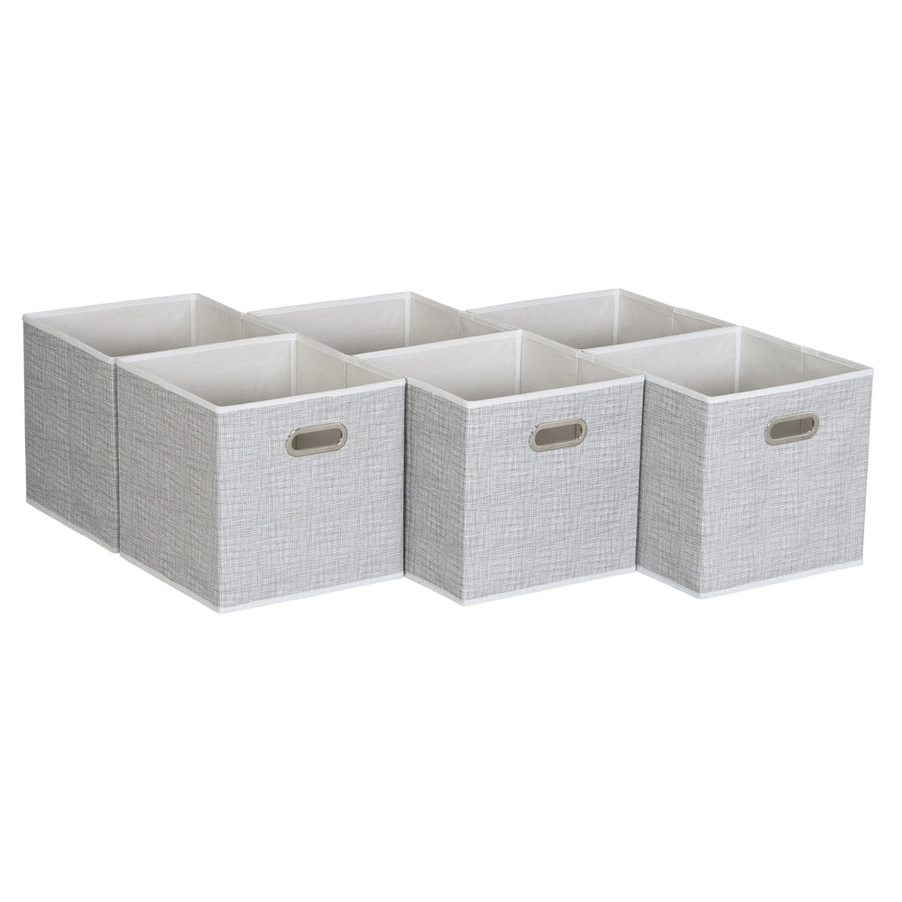 Household Essentials cube de rangement face montrant design neutre et gain de place