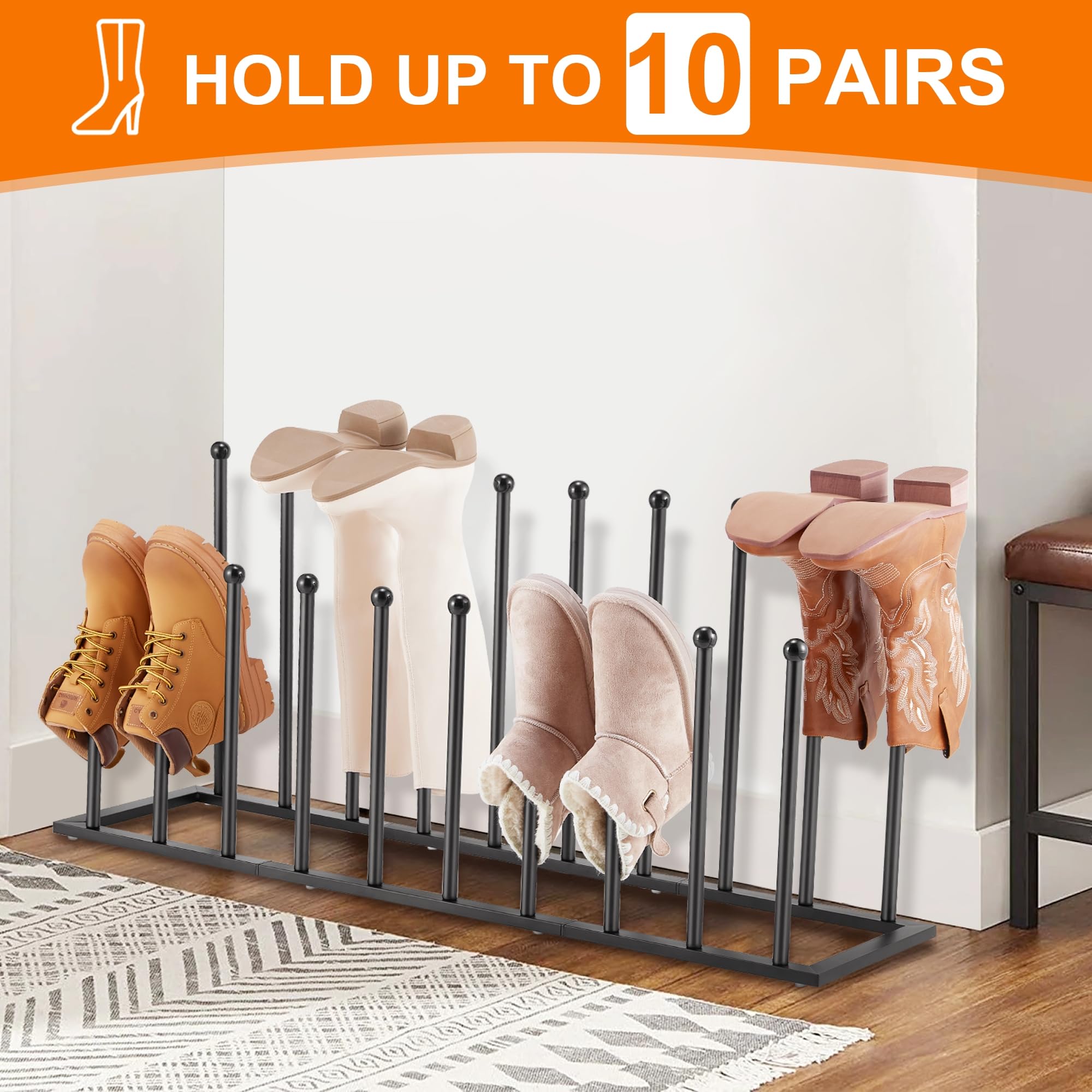 Housen Solutions comparaison d'échelle montrant taille du porte-bottes et hauteur des bottes