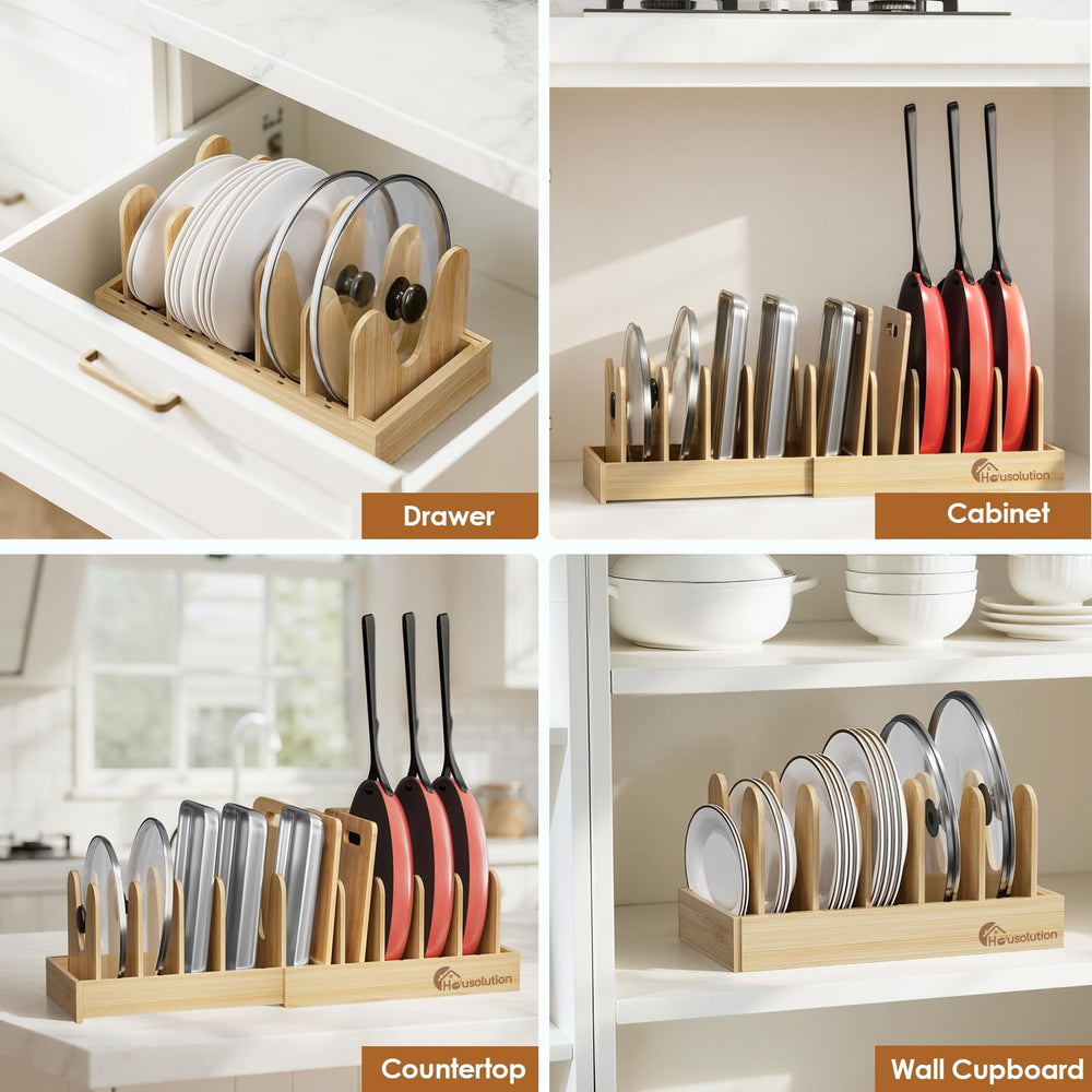 Housolution comparaison taille avec couvercle, gain d'espace visible