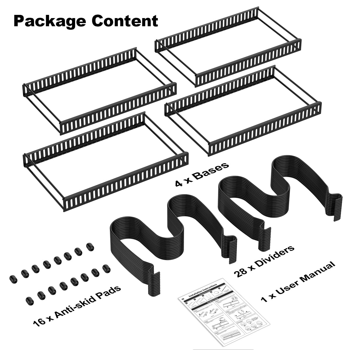 Housolution deux supports séparés illustrant modularité et rangement flexible