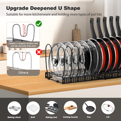 Housolution gros plan sur séparateur réglable pour organiser tailles variées