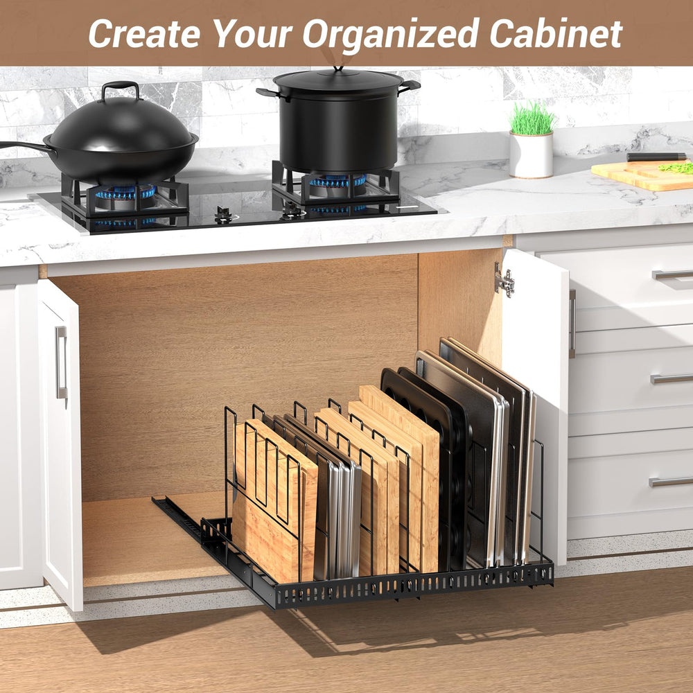 Housolution lifestyle en cuisine moderne montrant rangement net et accessible