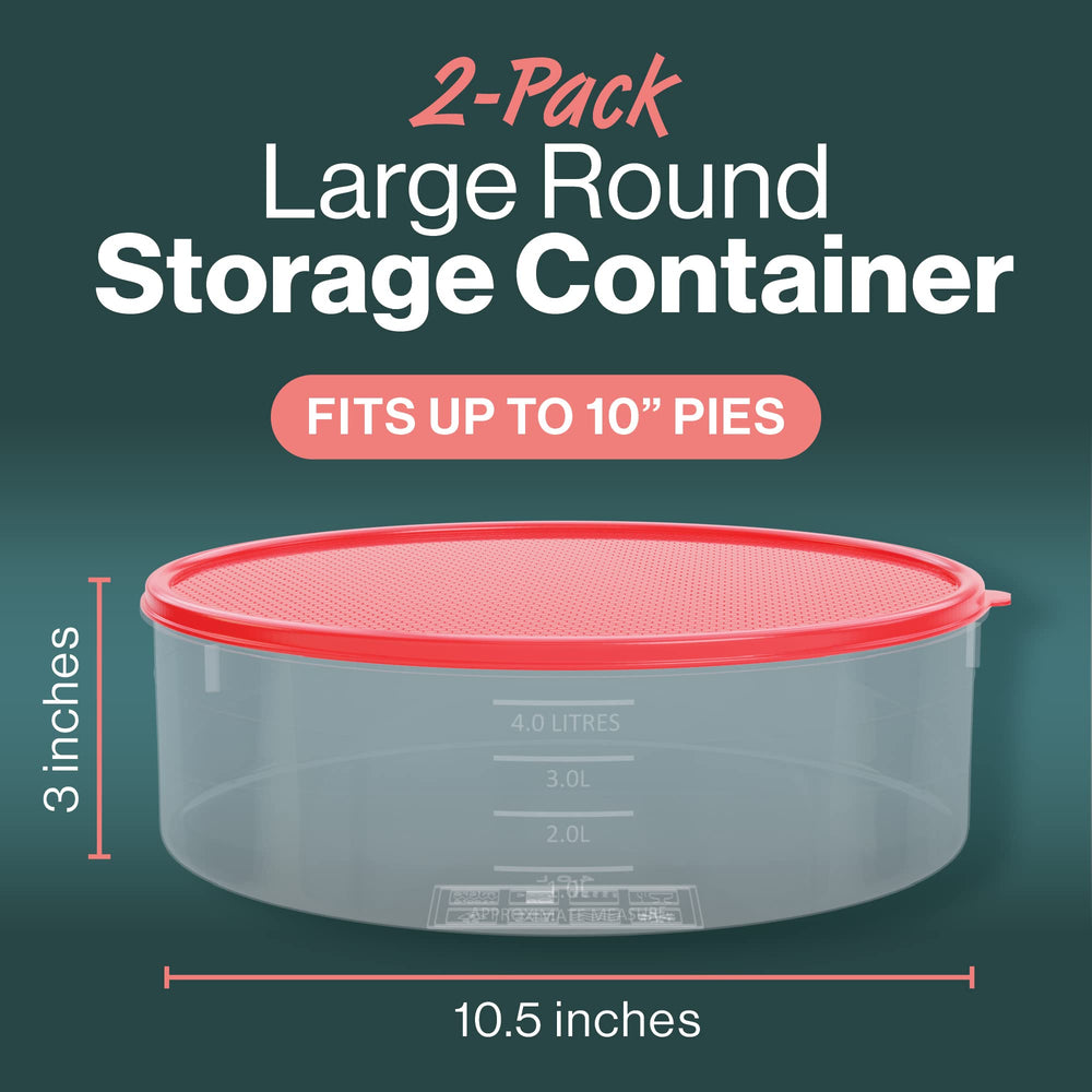 HOUZZKINGZ USA contenant fermé transportant une tarte, sécurité pendant le trajet