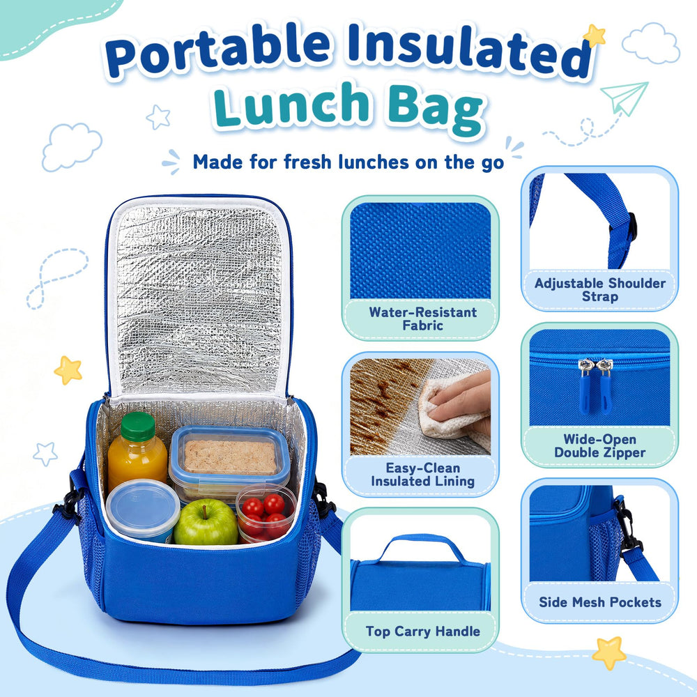 Howeemo pack glacière détachable installé dans la boîte pour garder les aliments frais