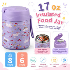 Howeemo thermos 17oz gros plan montrant l’acier 18/8 pour conservation chaleur et froid