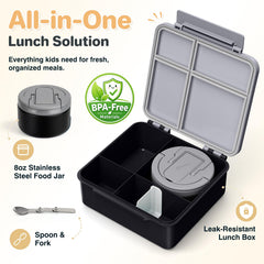 Howeemo thermos 8oz gros plan montrant isolation et fermeture sécurisée