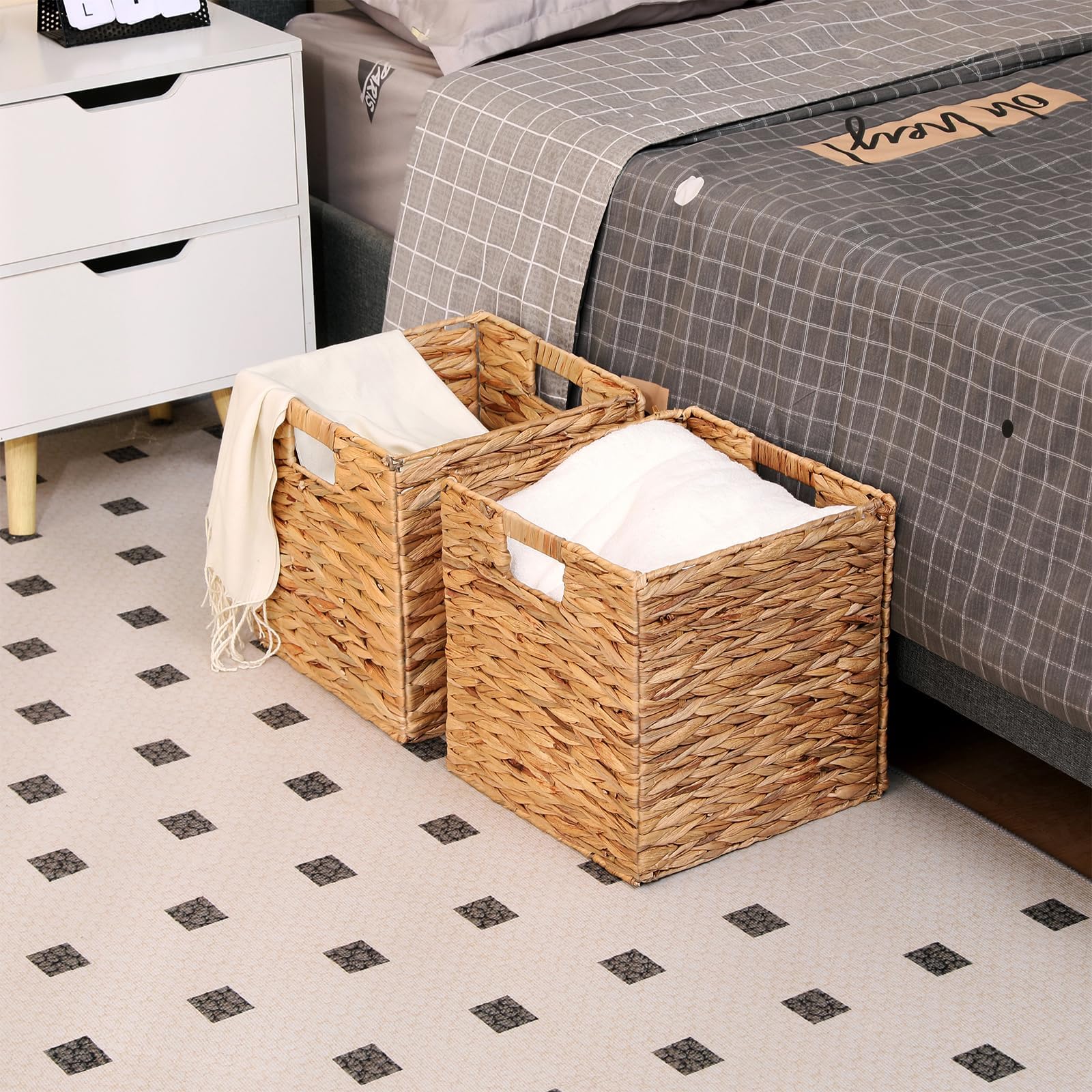 HOYCYA6 paniers rangés avec serviettes pour organisation pratique