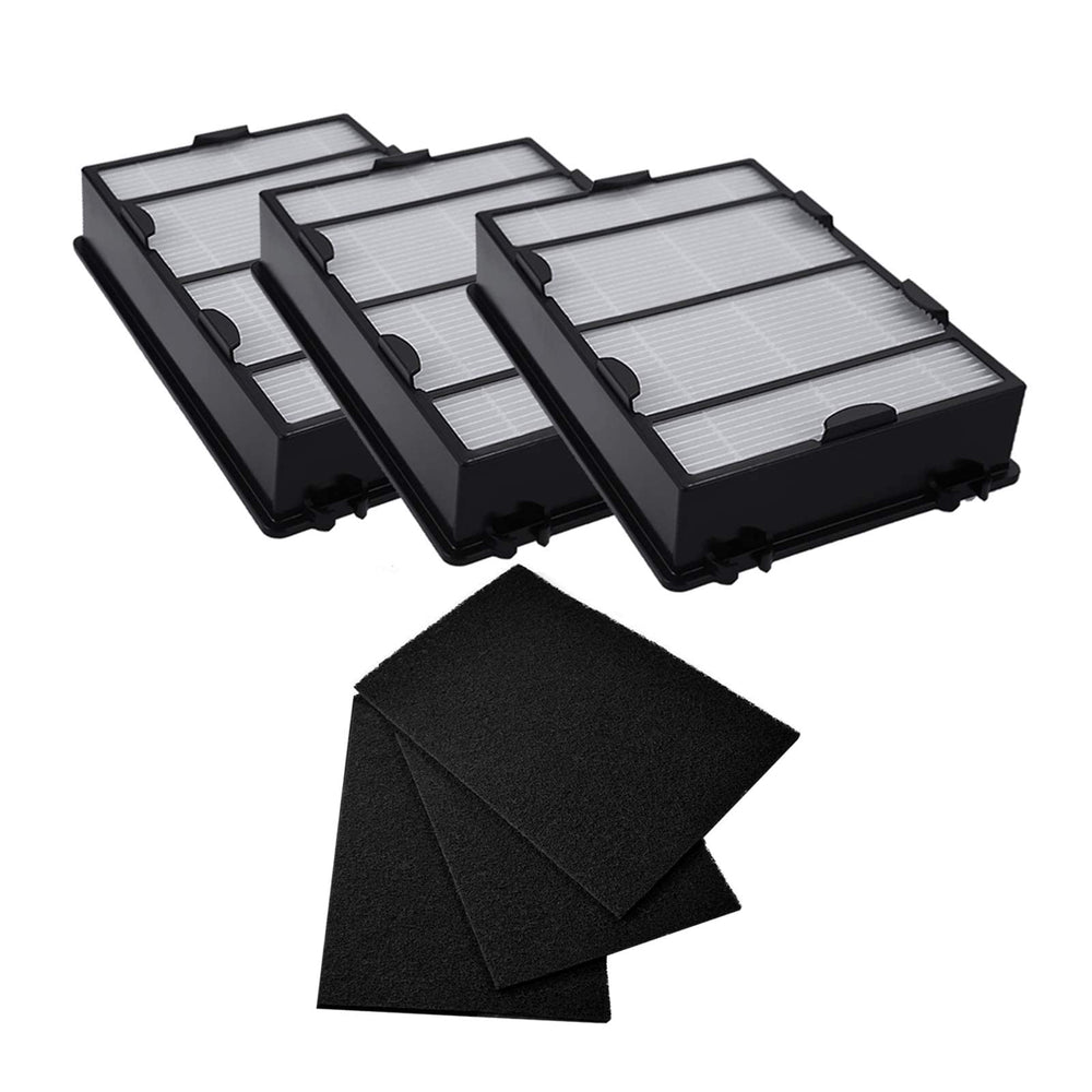 Hoypeyfiy emballage avant montrant le kit 3 filtres HAPF600 et 3 préfiltres, solution pratique