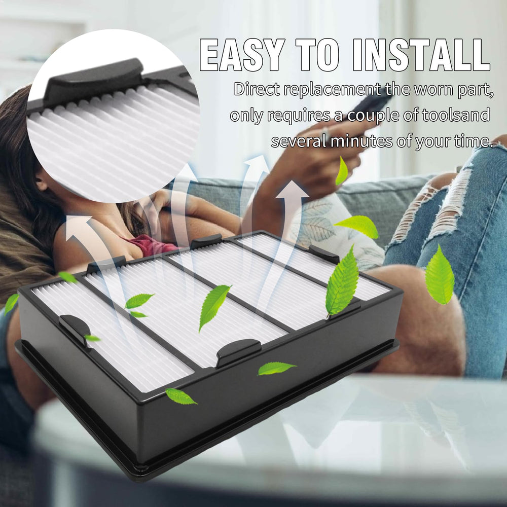Hoypeyfiy filtre inséré dans un purificateur compatible pour démontrer l'installation simple