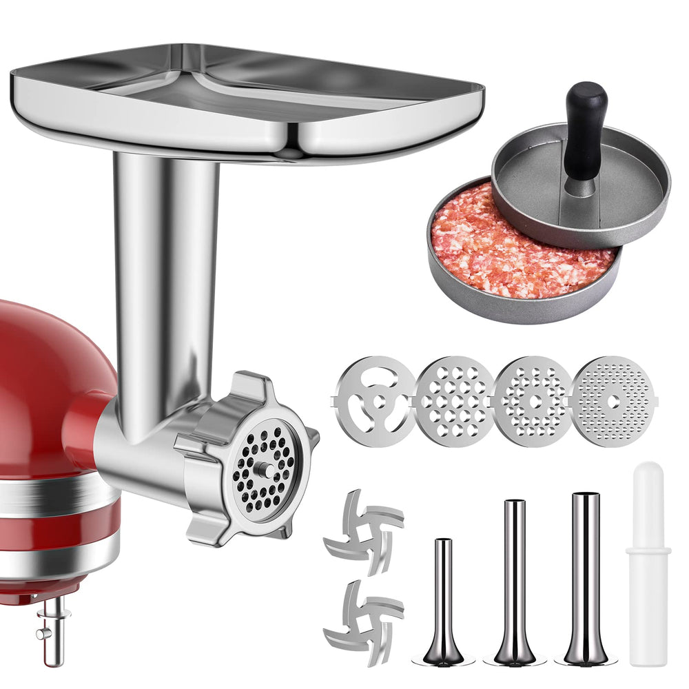 HOZODO broyeur face avant fixé sur KitchenAid, montage stable et professionnel