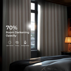 HPD Half Price Drapes ourlet et finition nets garantissant tenue durable