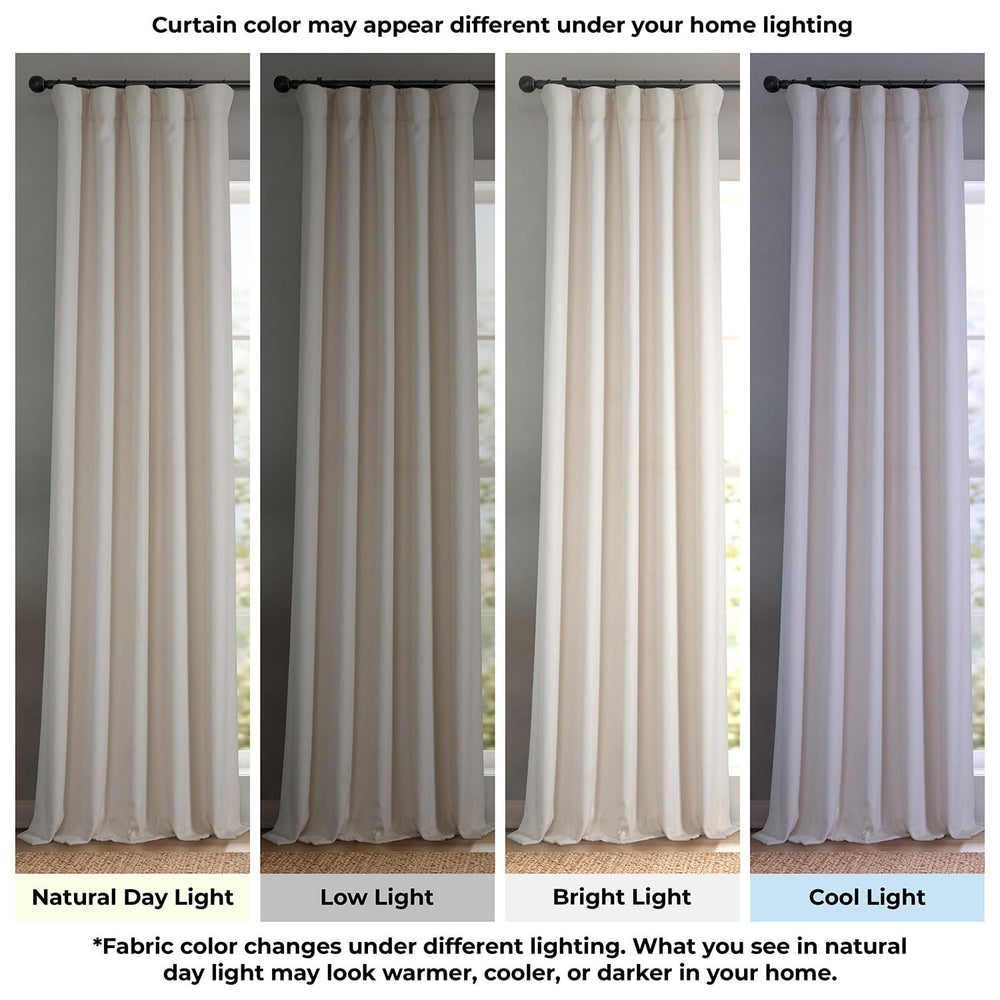 HPD Half Price Drapes panneau 100x84 affichant dimensions généreuses et proportion