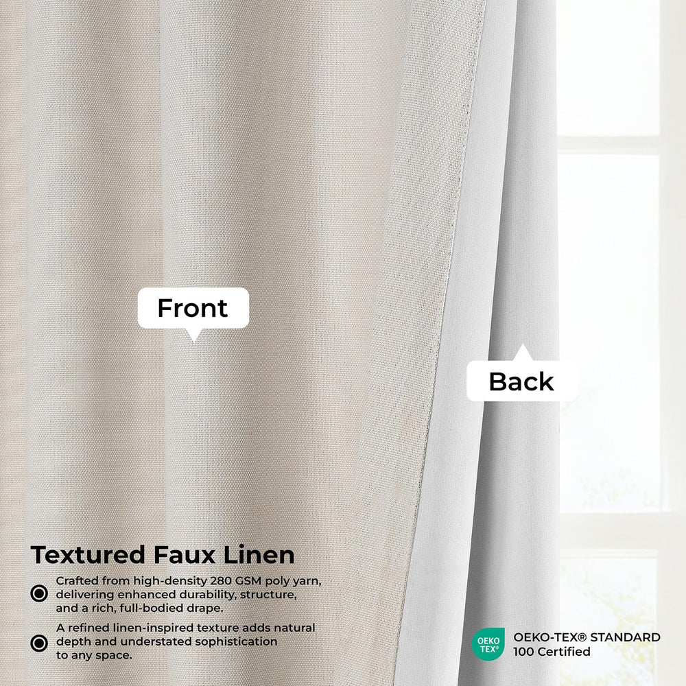 HPD Half Price Drapes poche pour tringle facilite installation discrète
