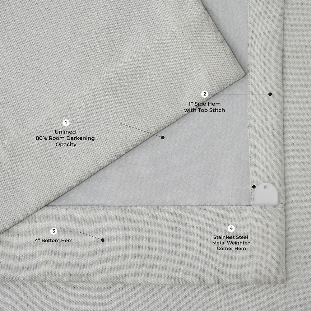 HPD Half Price Drapes emballage individuel protégeant le tissu pendant la livraison