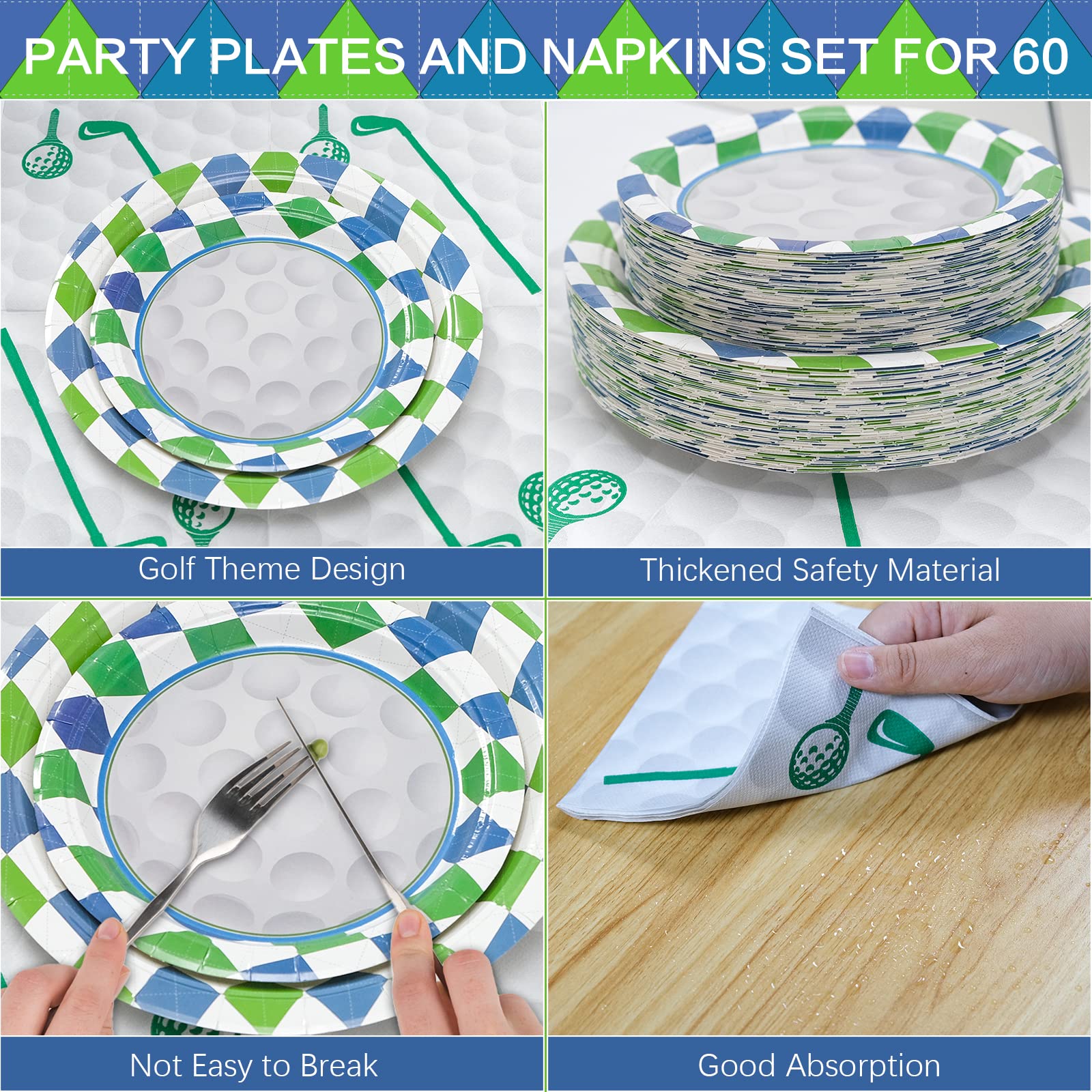 Hpscdyo assiette dessert 7 pouces gros plan finition couleur durable