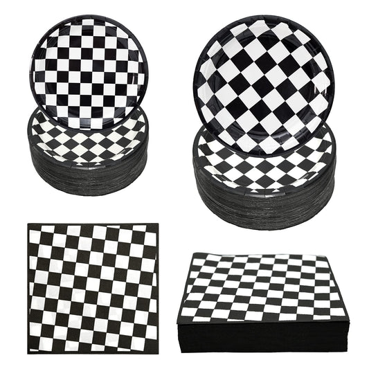 Hpscdyo assiette principale voitures de course vue frontale, table festive