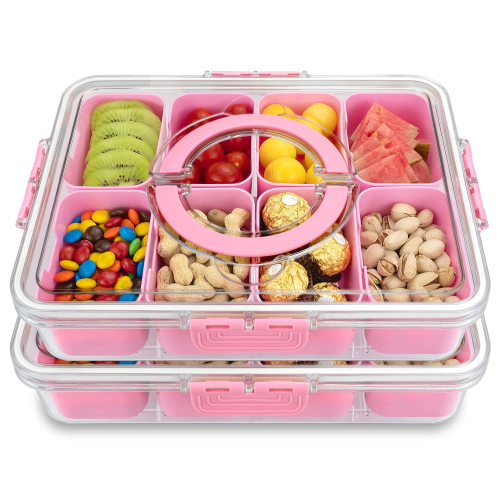 HRXFOZ plateau face avant montrant les 8 compartiments pratiques