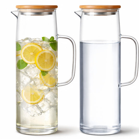 Hsei carafe en verre face avant élégante pour service et présentation