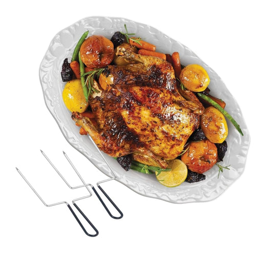 HSHQING plateau dinde 17" face montrant design et capacité pratique