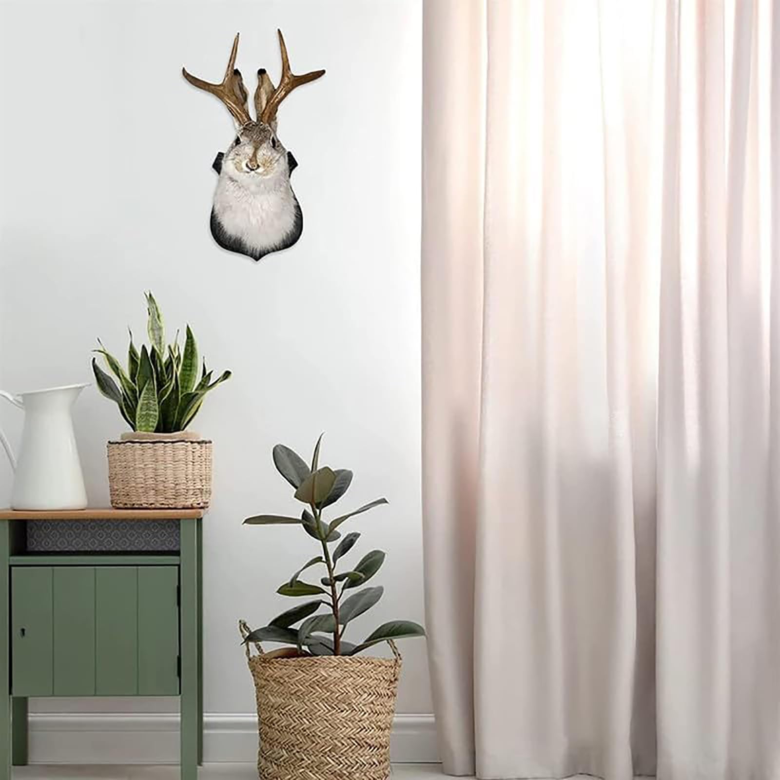 HSOSK jackalope vue du crochet métal assurant une fixation stable