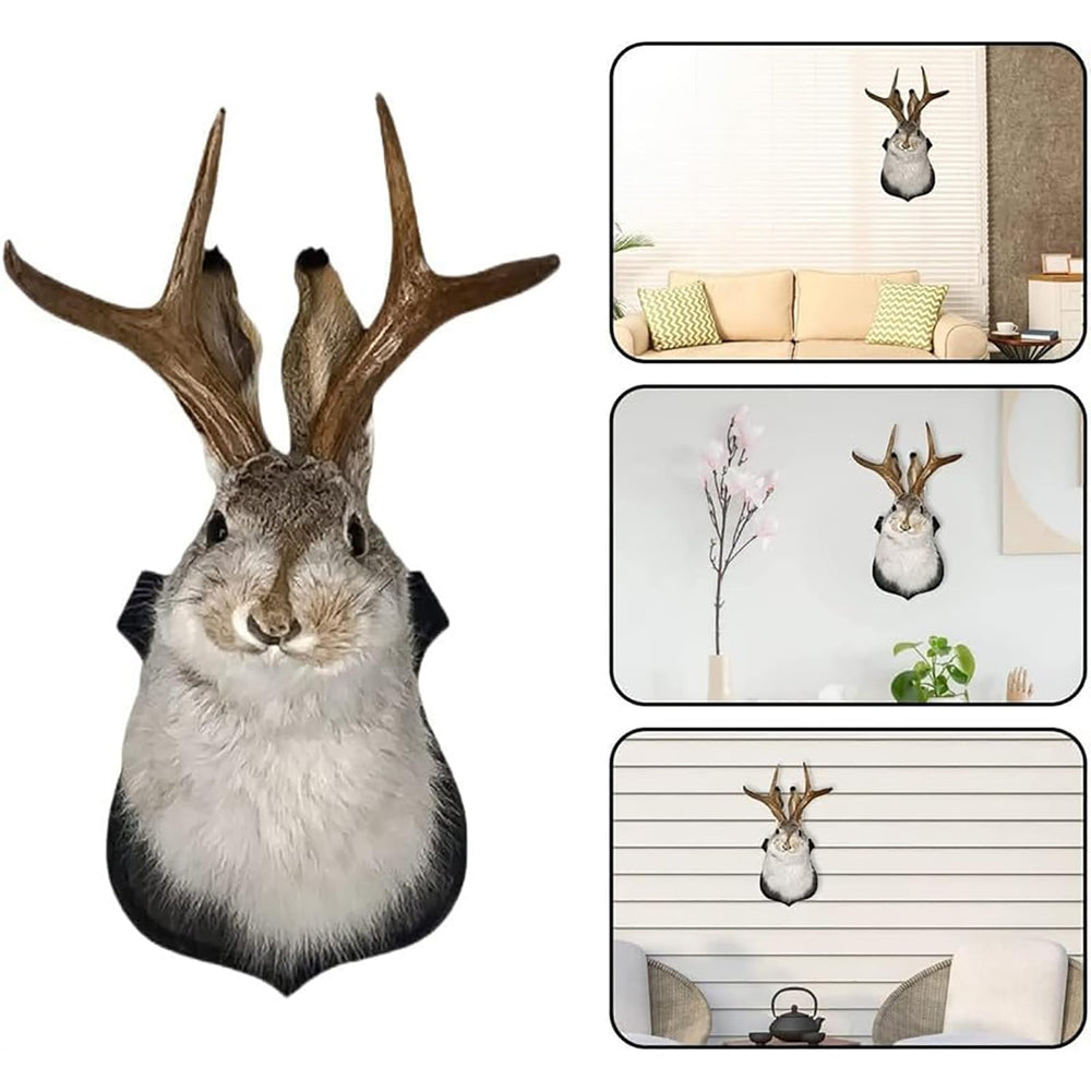 HSOSK jackalope zoom sur la patine apportant un charme vieilli