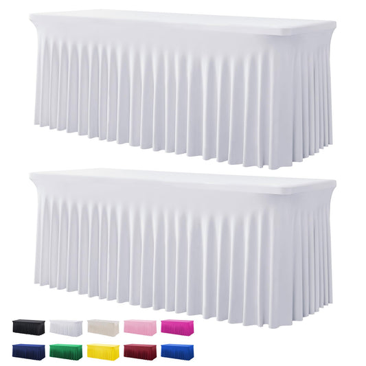 Htper nappe blanche devanture sur table 6ft pour rendu propre
