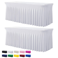 Htper nappe blanche devanture sur table 6ft pour rendu propre