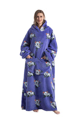 Huahomehui hoodie couverture face avant montrant coupe oversize et confort