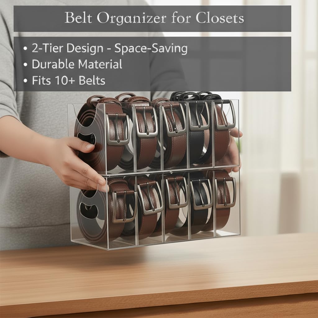 Hualinsyi intérieur avec diviseurs modulables pour organiser ceintures et chaussettes