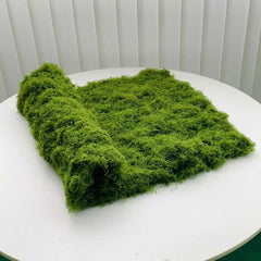 Huamanyuancraft tapis face avant montrant un vert réaliste et aspect décoratif