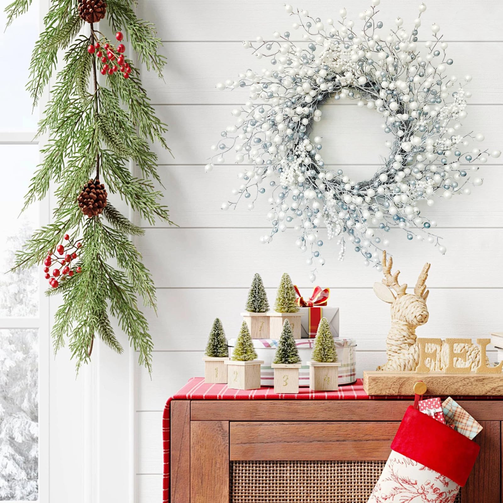 Huashen couronne en situation intérieur crée ambiance festive sobre