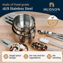 Hudson Essentials gros plan sur les cuillères indiquant précision et accès aux bocaux
