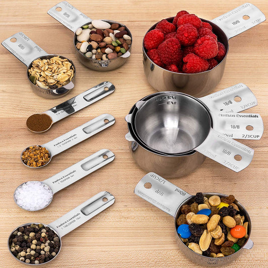 Hudson Essentials empilement des tasses et cuillères, gain de place