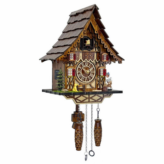 HUGE HAPPINESS horloge face avant en bois massif apportant charme décoratif