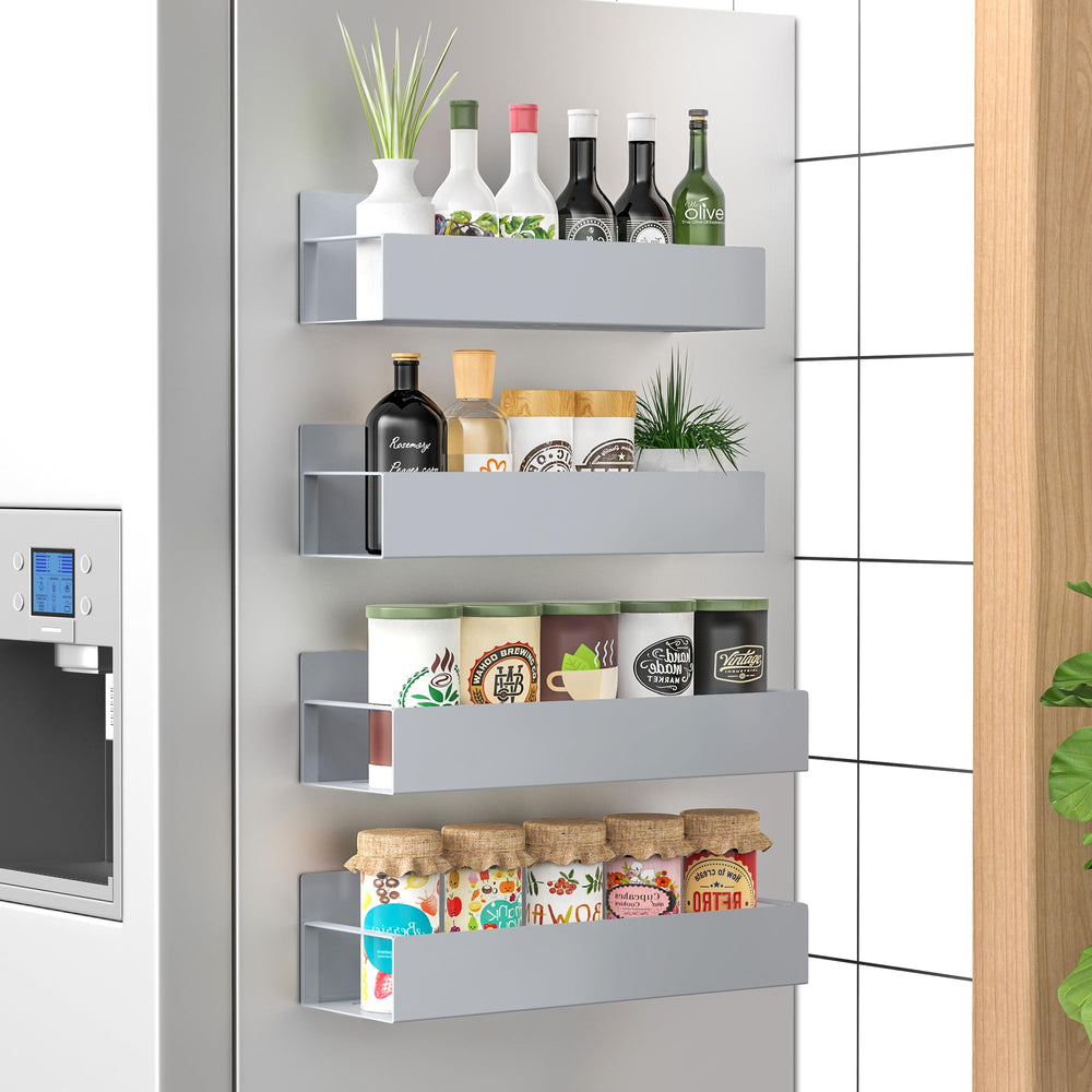 HuggieGems vue avant du support magnétique pour rangement épices, gain de place