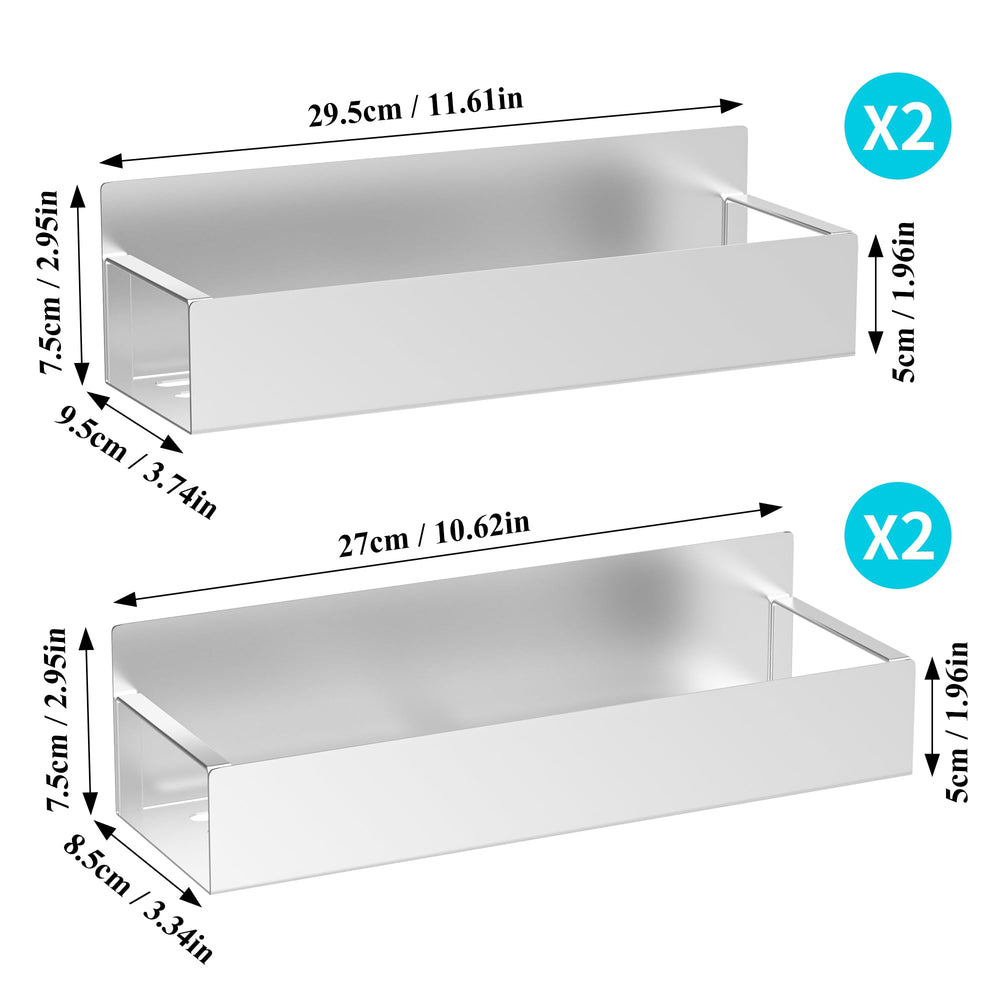 HuggieGems ensemble lot de quatre sur réfrigérateur, solution complète rangement