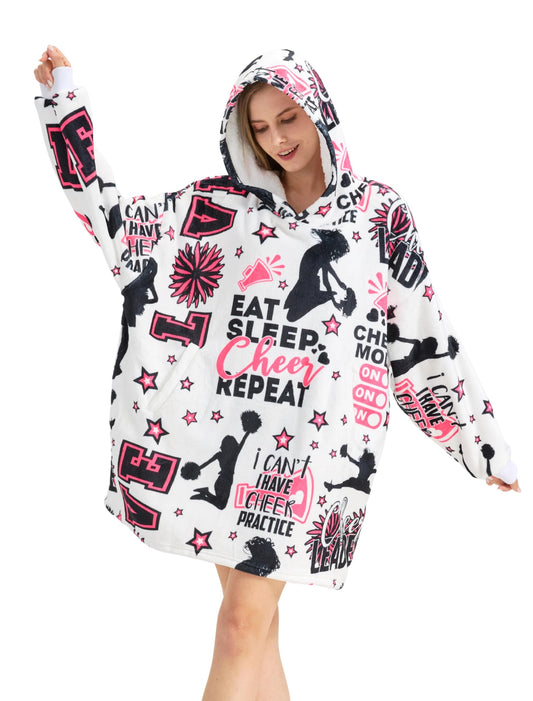 Huglanket face avant emballage montrant la coupe oversize cosy
