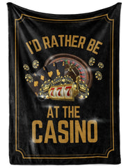 Huglanket face visible motif casino, cadeau distinctif et chaleureux