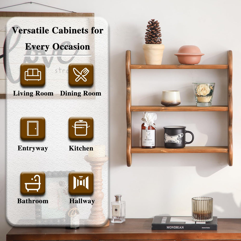 HuiDao étagère en chambre créant coin décoratif et rangement utile