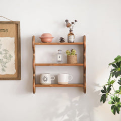 HuiDao étagère décorée de plantes et livres pour rangement organisé