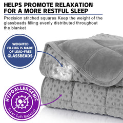 Huloo Sleep microbilles de verre visibles, remplissage sécurisé